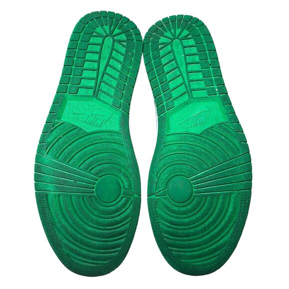 Nike Men’s Air Jordan 1 Mid SE Shoes Oakland Lucky Green Yellow 852542101 - Picture 7 of 7